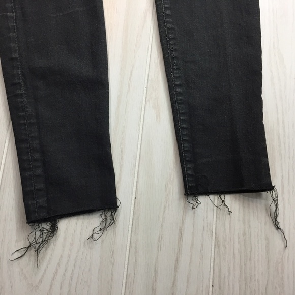 Joe's Jeans heavenly distressed skinny  Black Chelsea Fit made in USA W28 - Picture 3 of 8